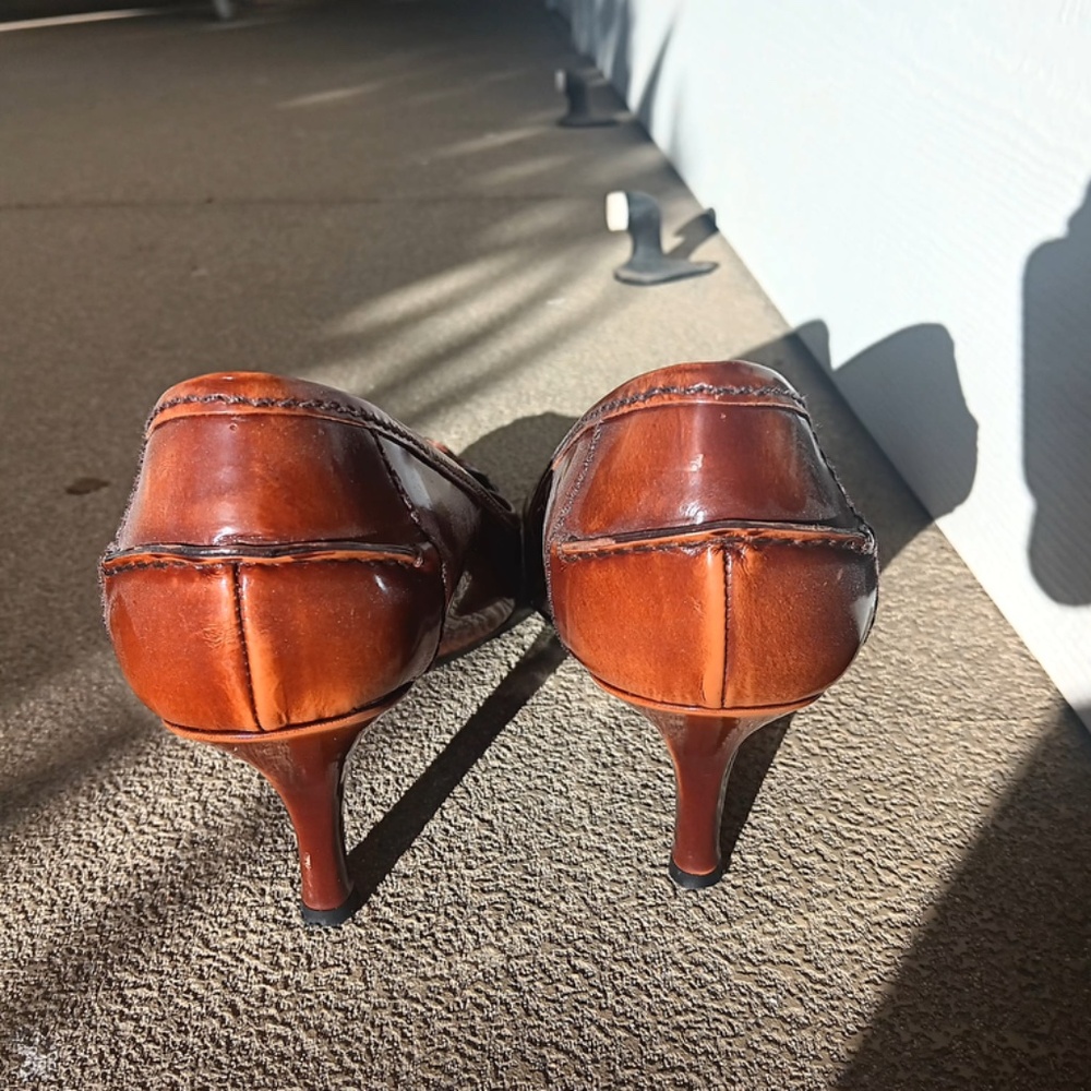 Vintage Prada Leather Heels - image 5